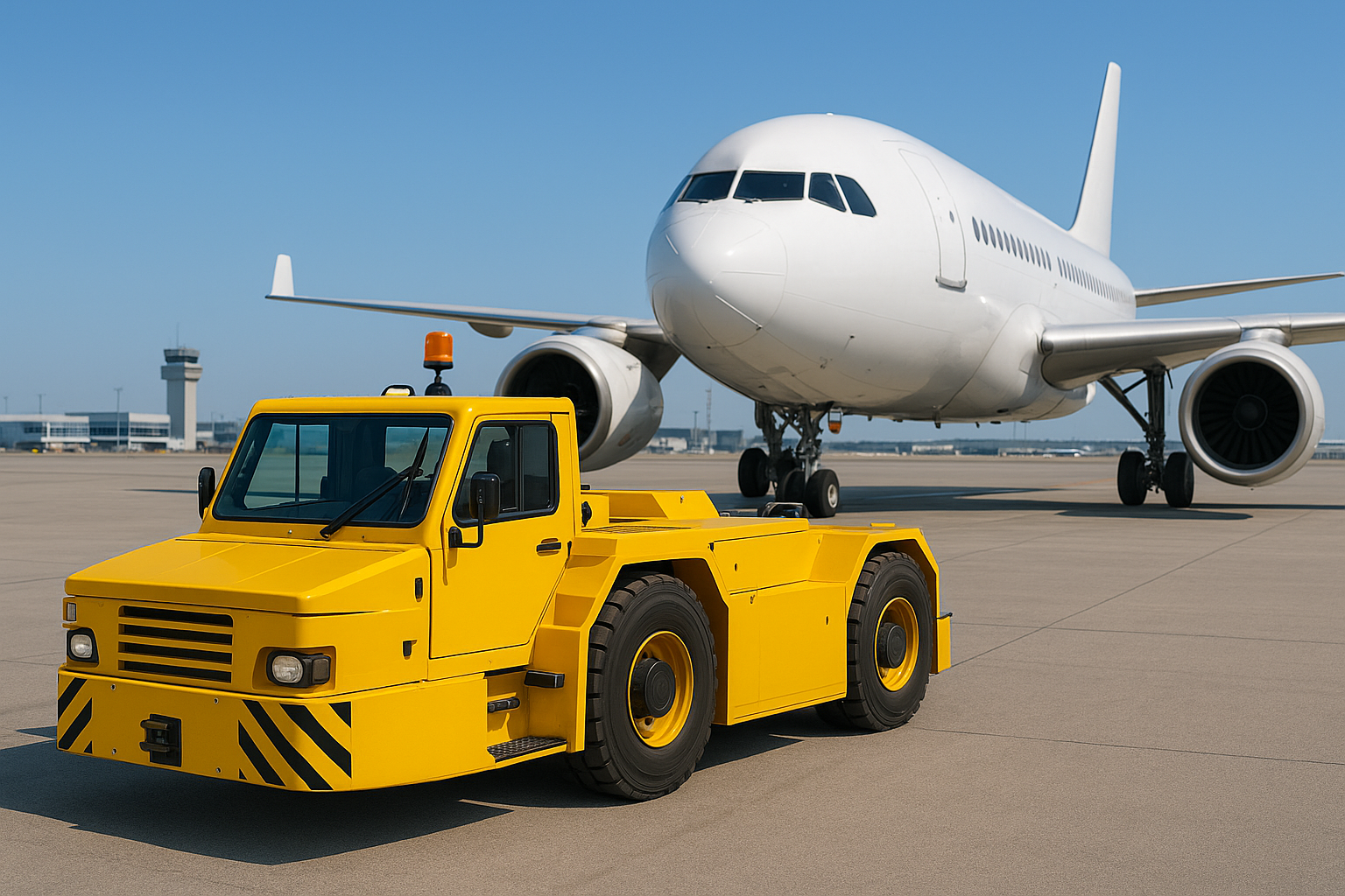 Tracteur d'avion électrique