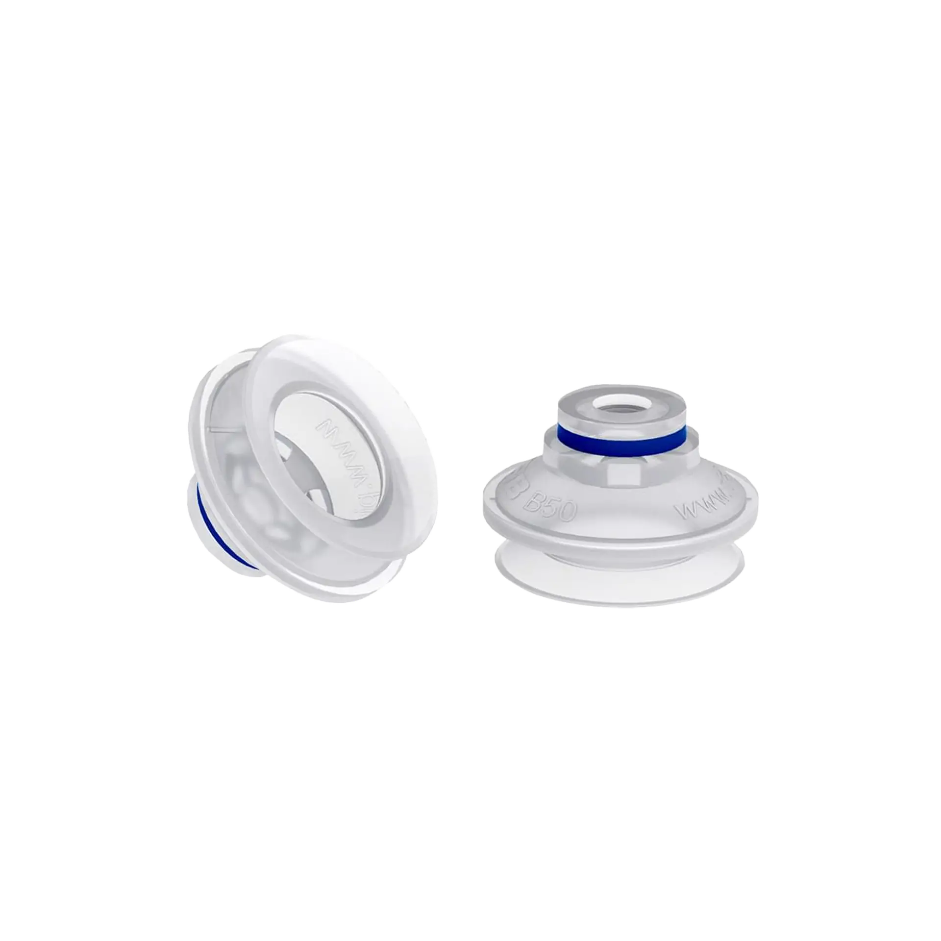 Series B FDA-compliant bellows suction cup (5 – 150 mm)
