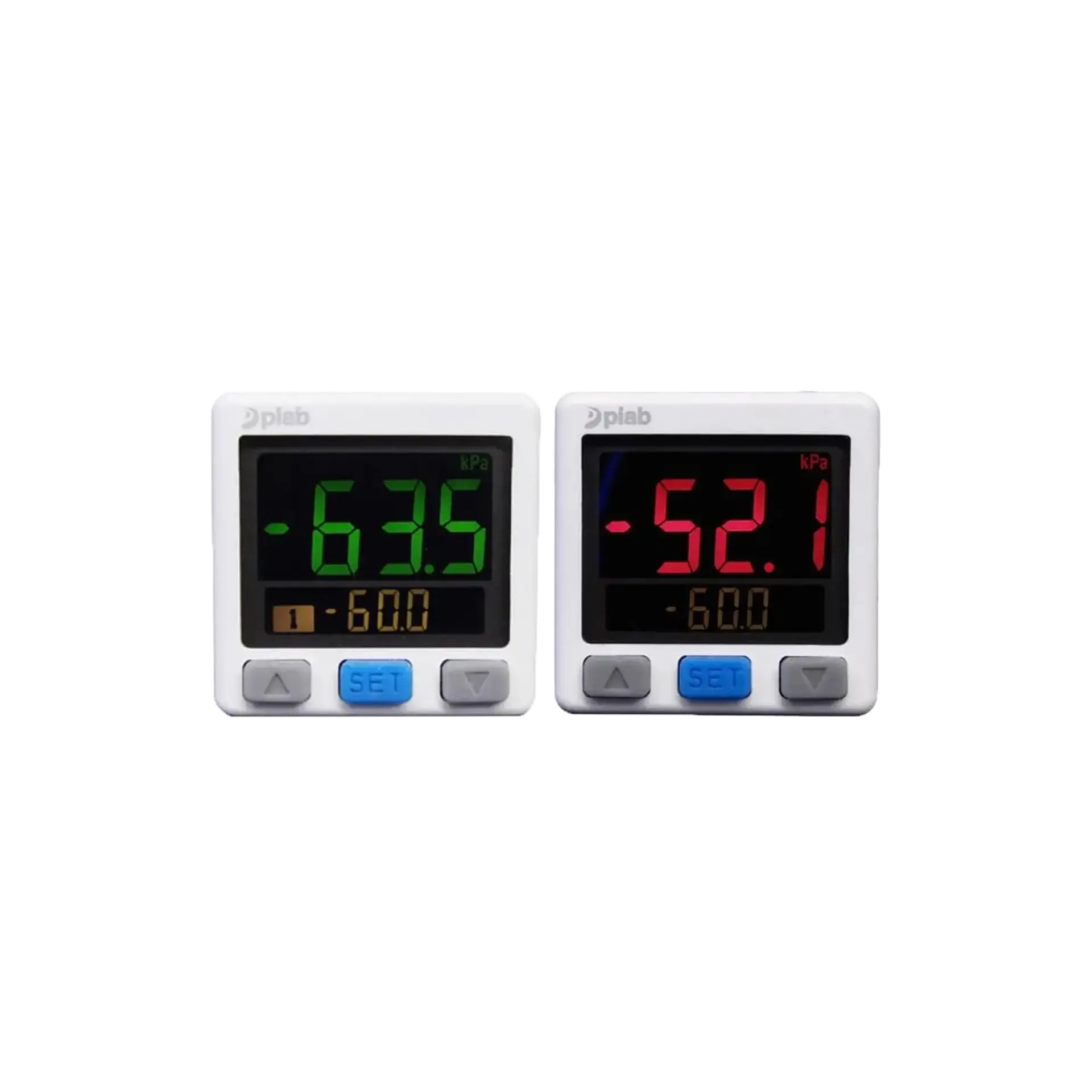 Vakuumski prekidač, digitalni zaslon u 3 boje s M8 priključnim navojem