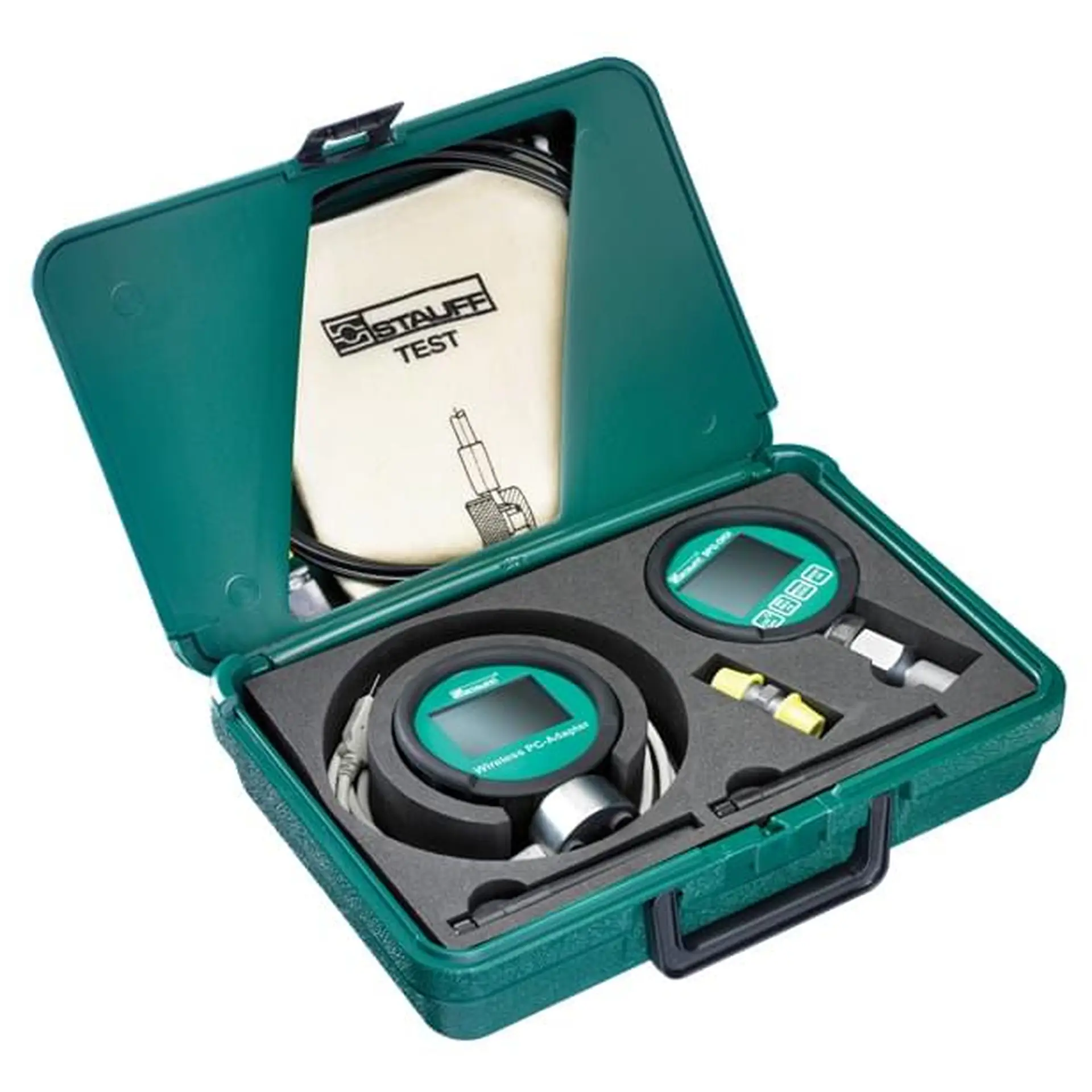 Messbox mit Digital-Manometer Wireless