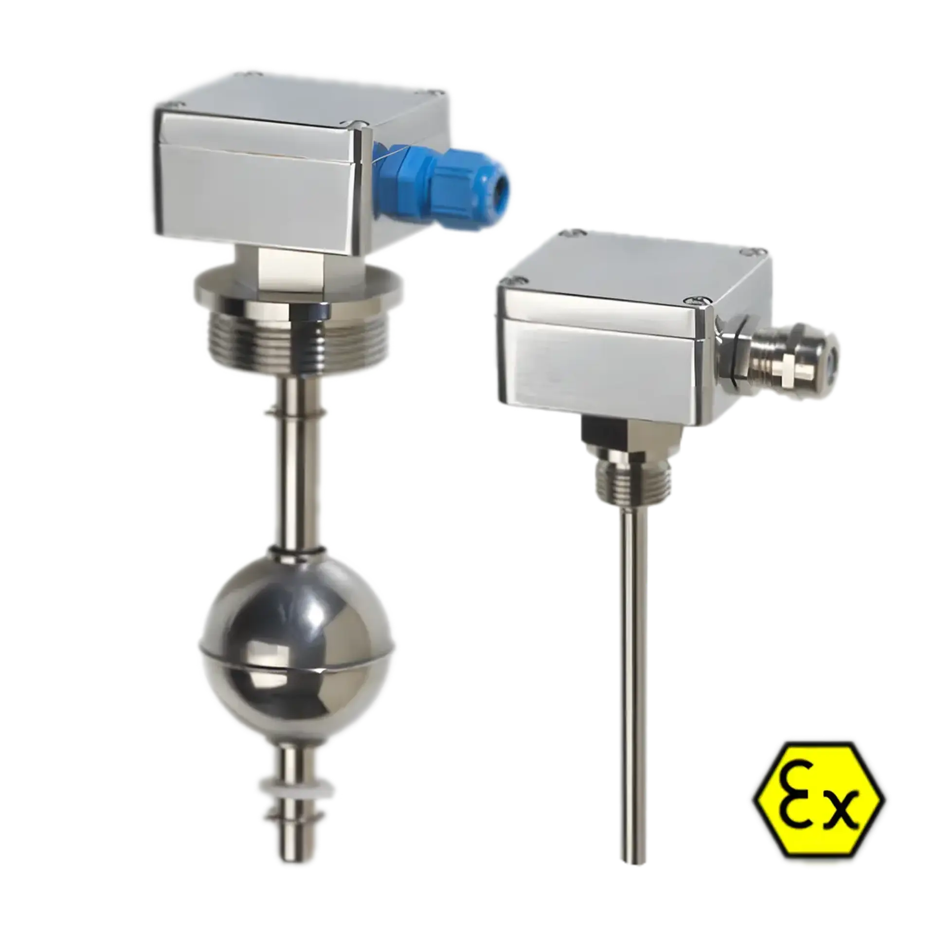 Plovákové spínače s ochranou proti výbuchu ATEX