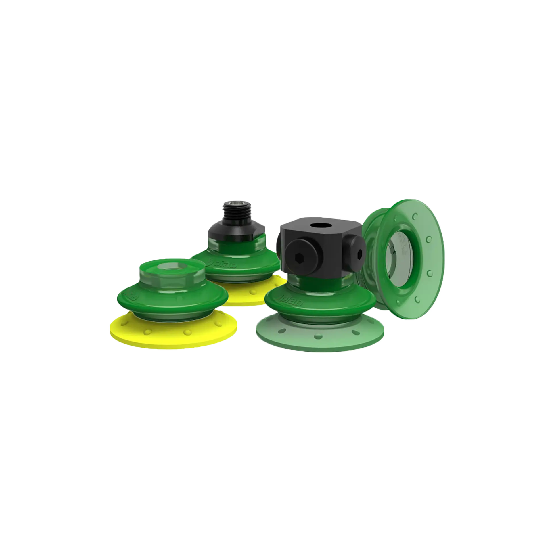 Series B DURAFLEX bellows suction cups (10 – 110 mm)