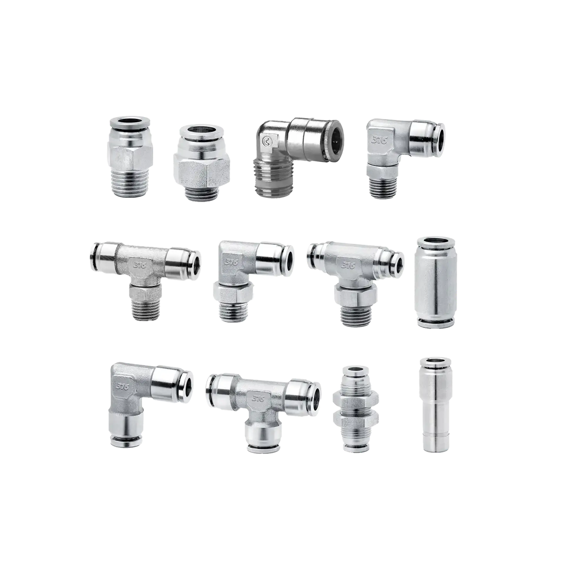 Schnellverbindung aus Edelstahl 316L