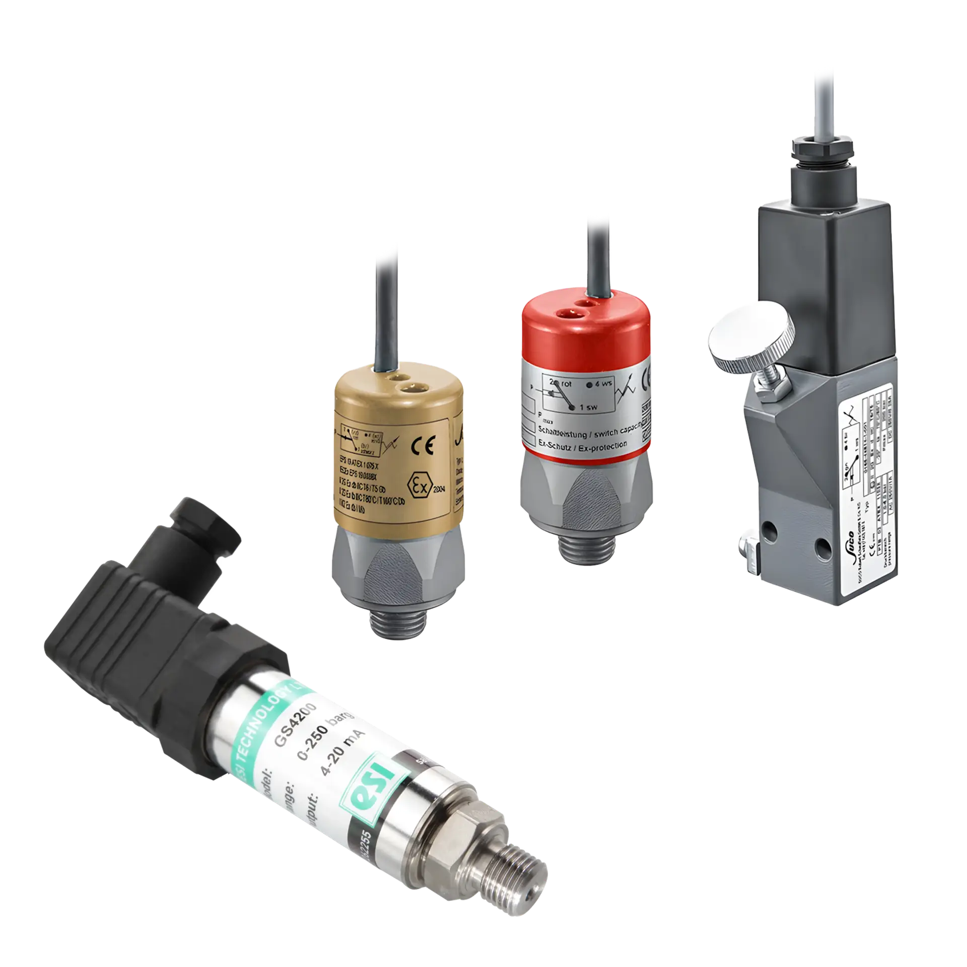 Kompaktné tlakové spínače SUCO ATEX (Ex)