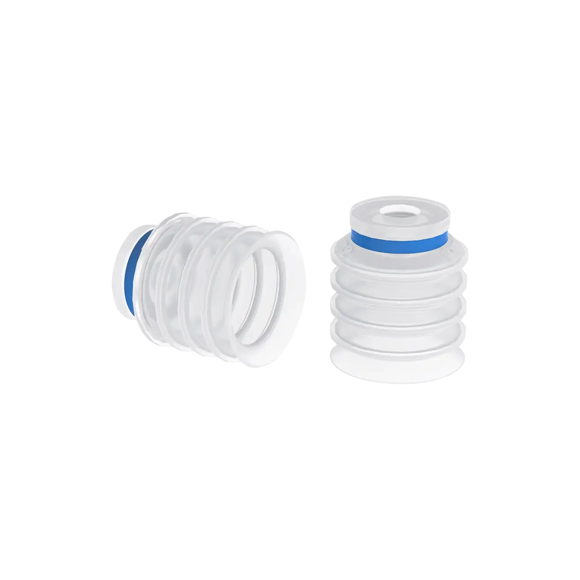 Series BL-2 FDA-compliant long bellows suction cup (20 – 50 mm)