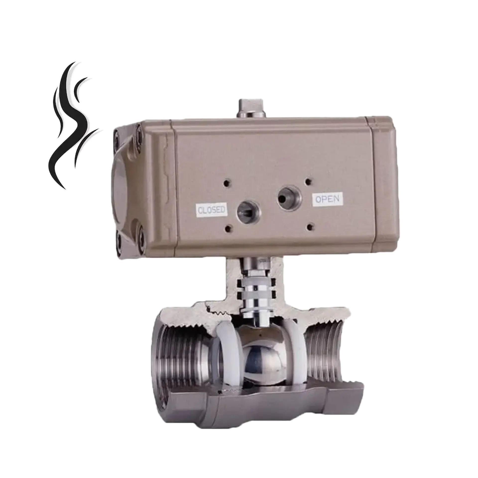 Ventily na teplú vodu a paru