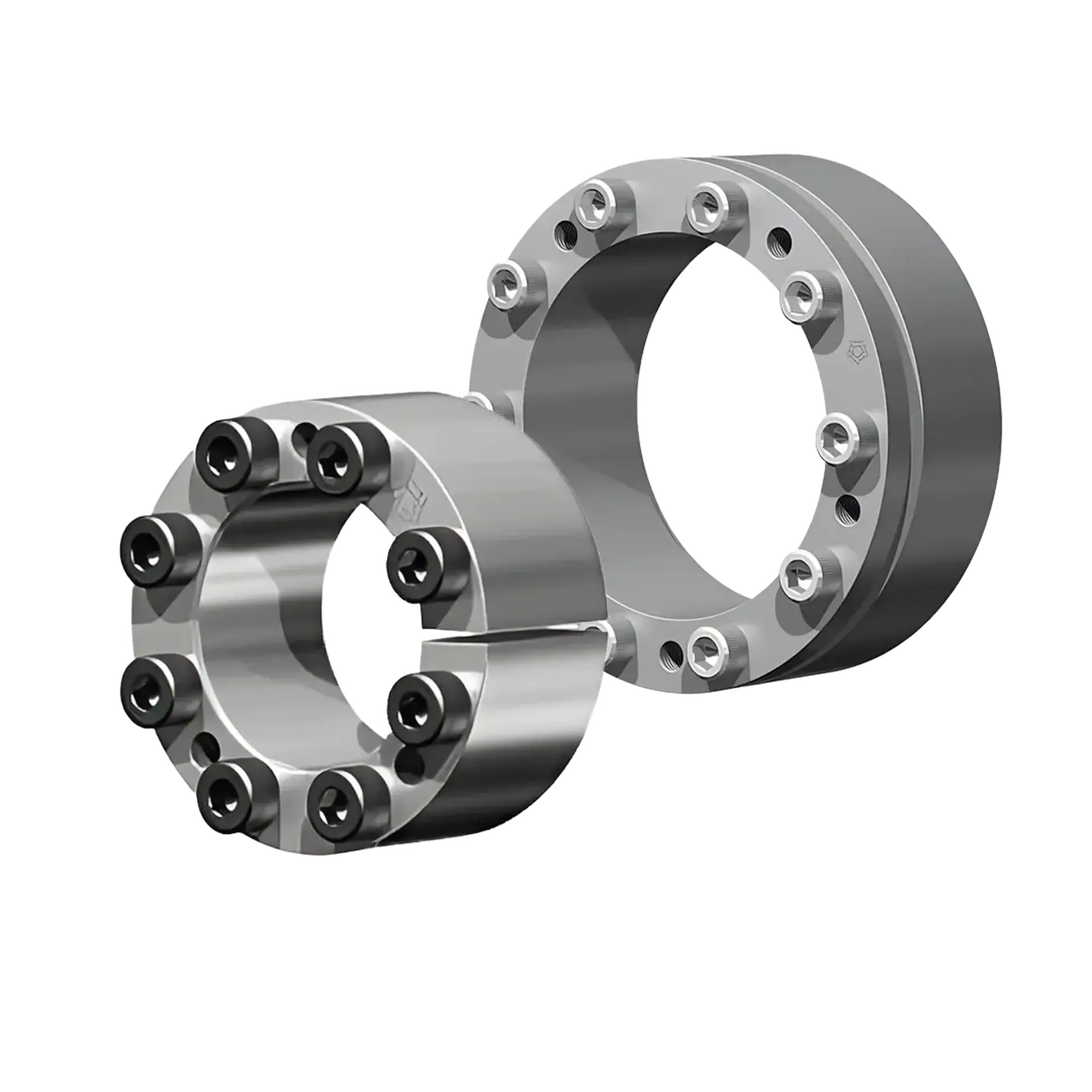 Svěrná hřídelová spojení a kroužky