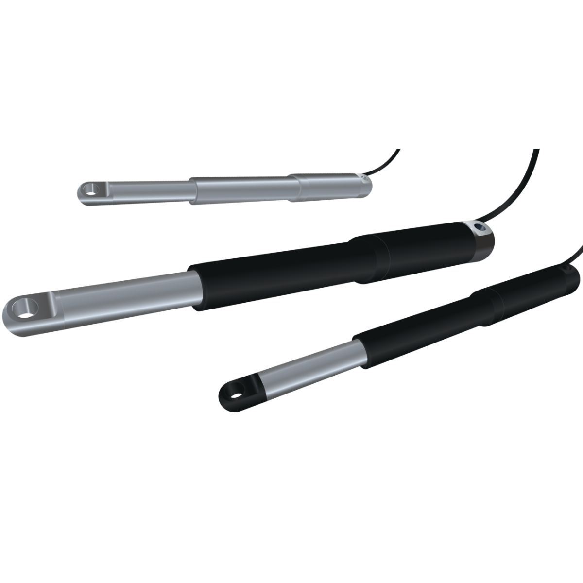 Inline industrial actuators