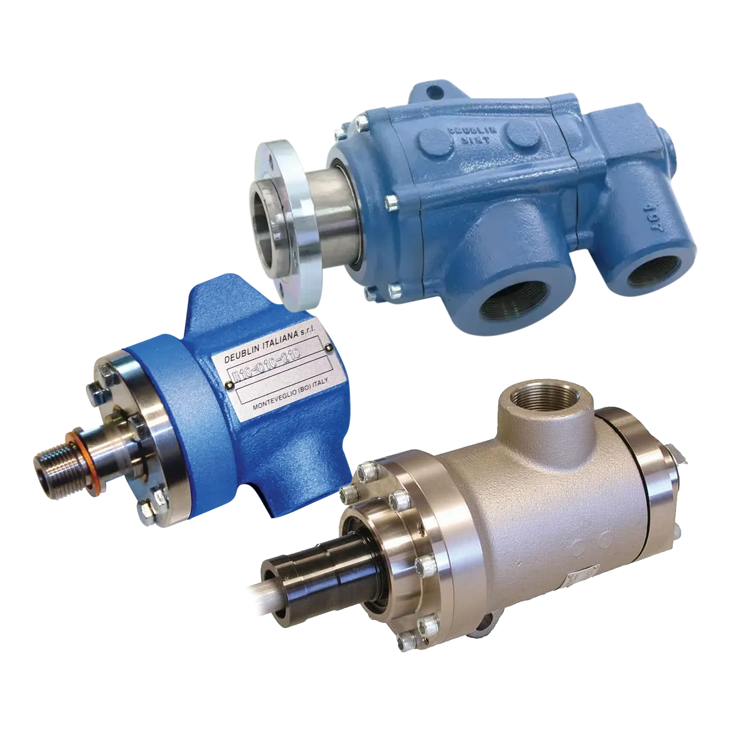 Rotační přívody pro vodu a horký olej do 230° C