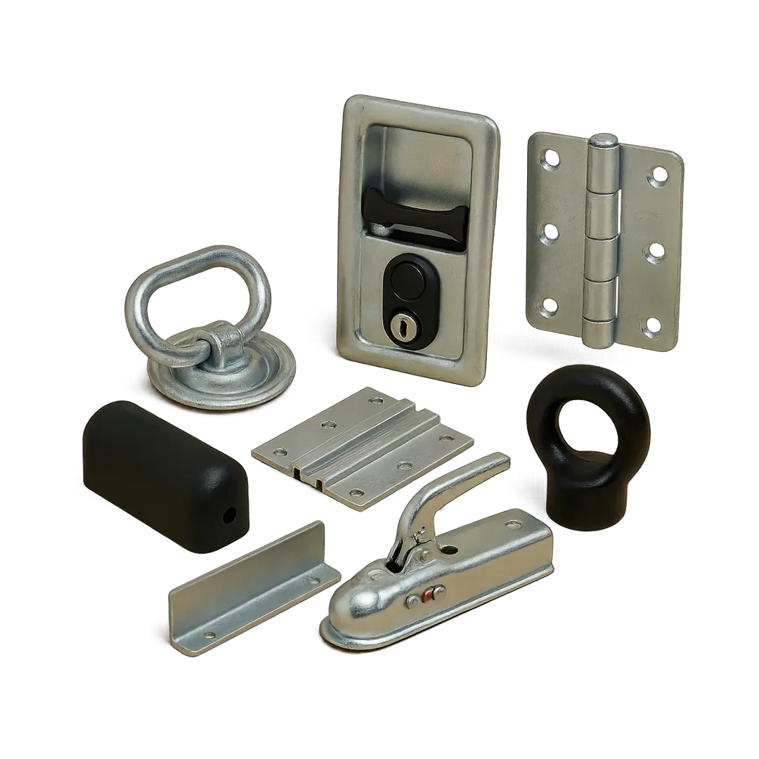 Kování a součásti přívěsů