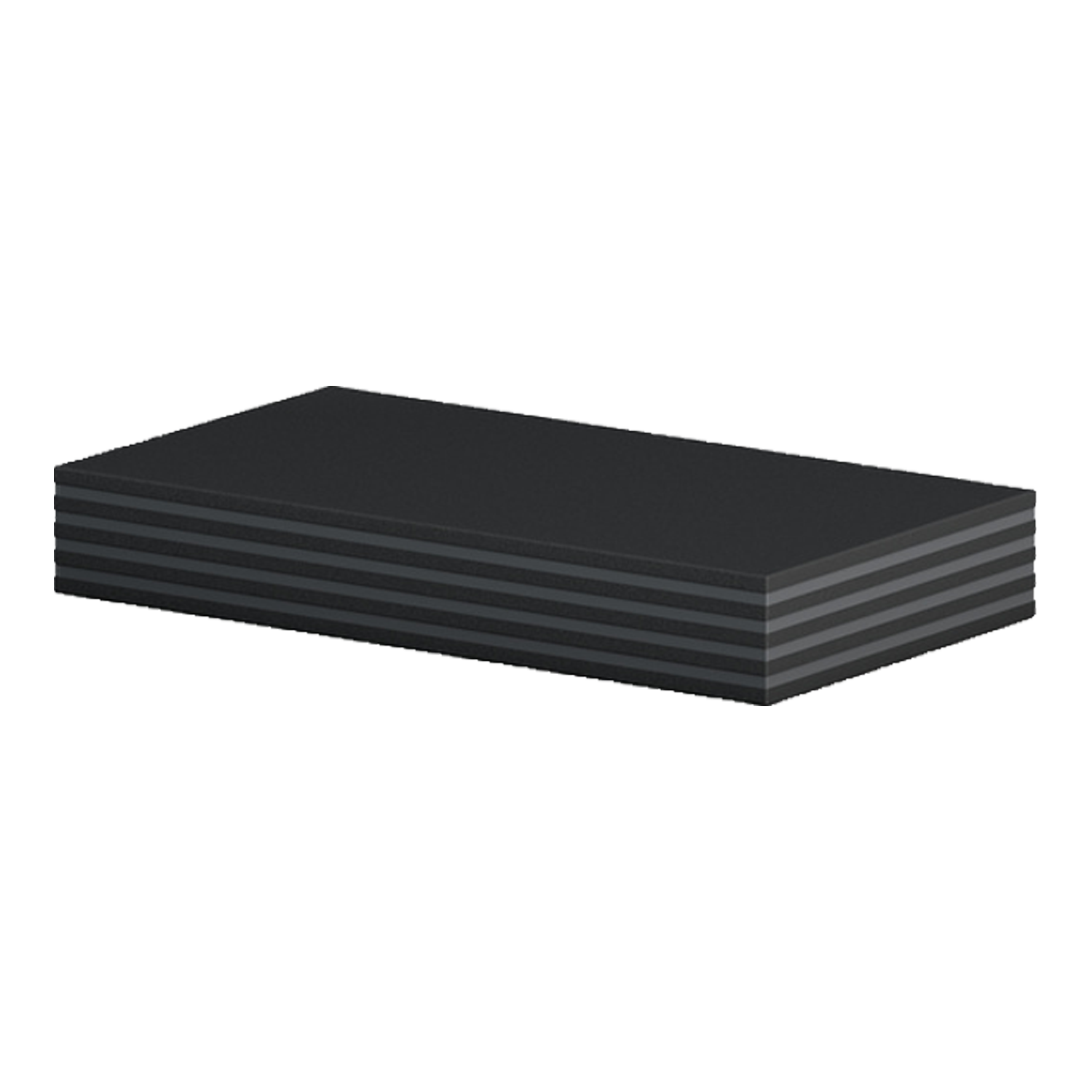 PAD fibre and elastomer plates
