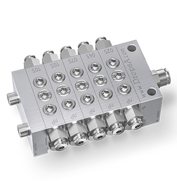 Progressive dividers and progressive distributors