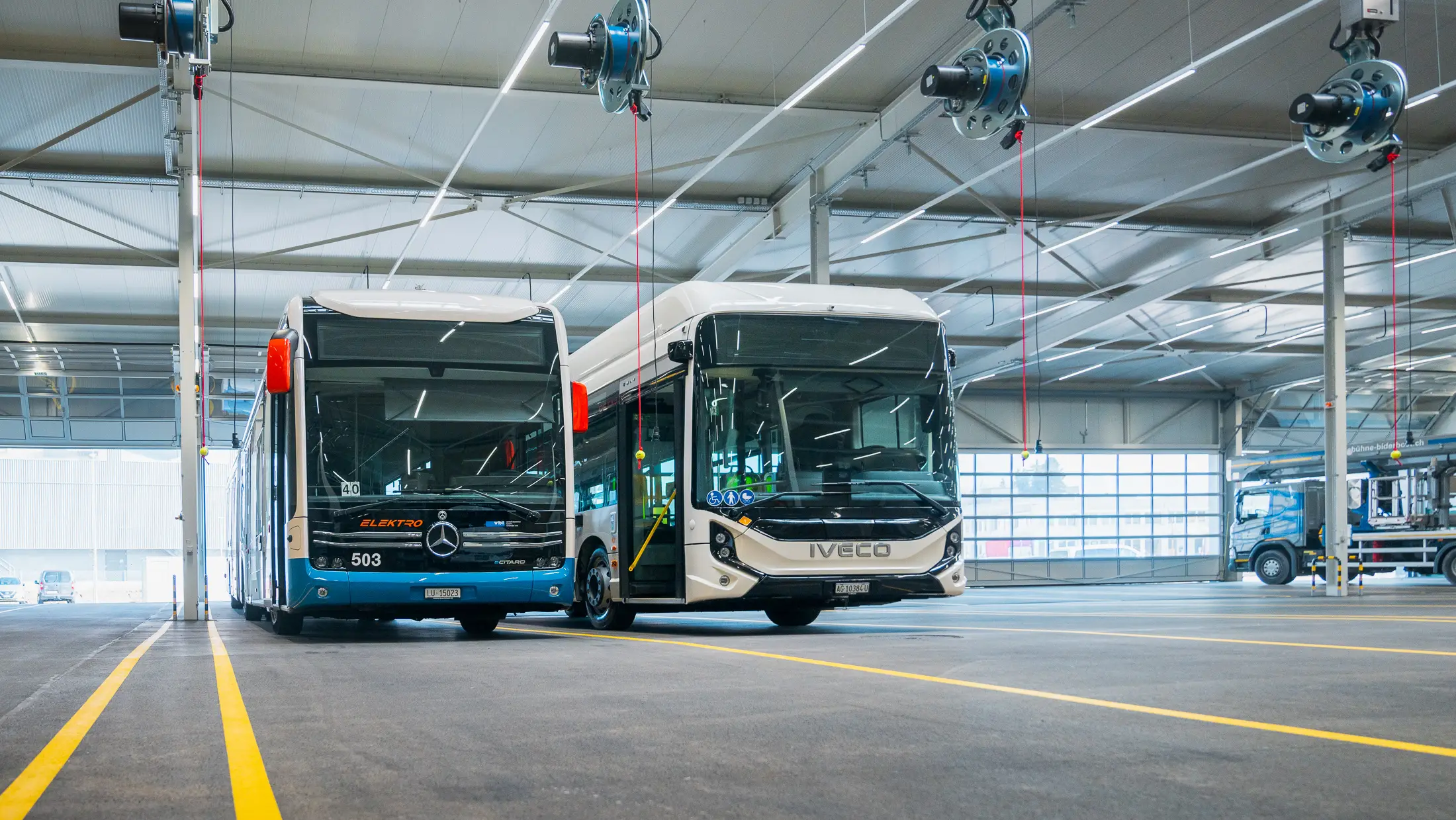 Solution de chargement pour le dépôt de bus de Rolf Stutz AG