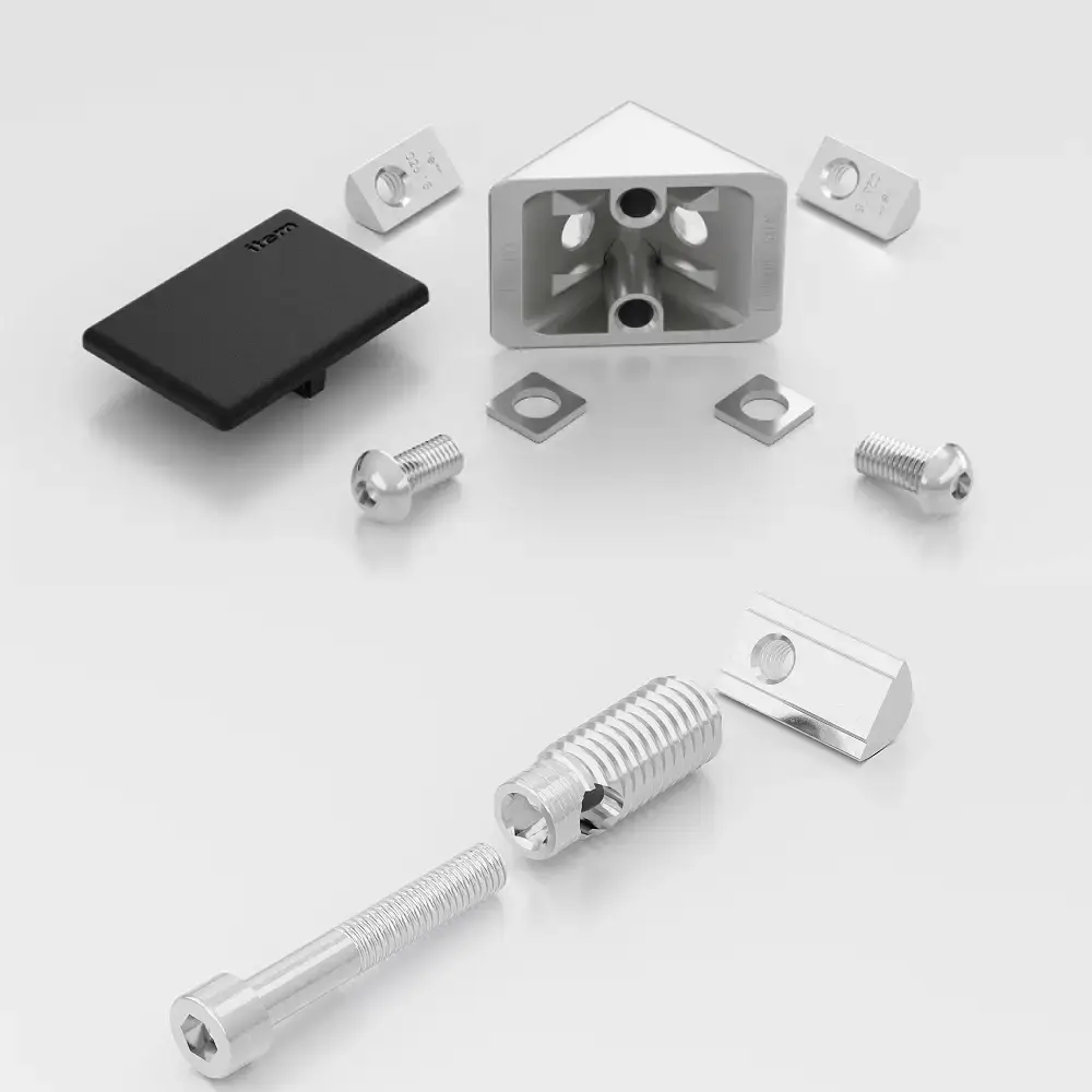 Fastening Technology For Aluminium Table Frame Project - BIBUS India