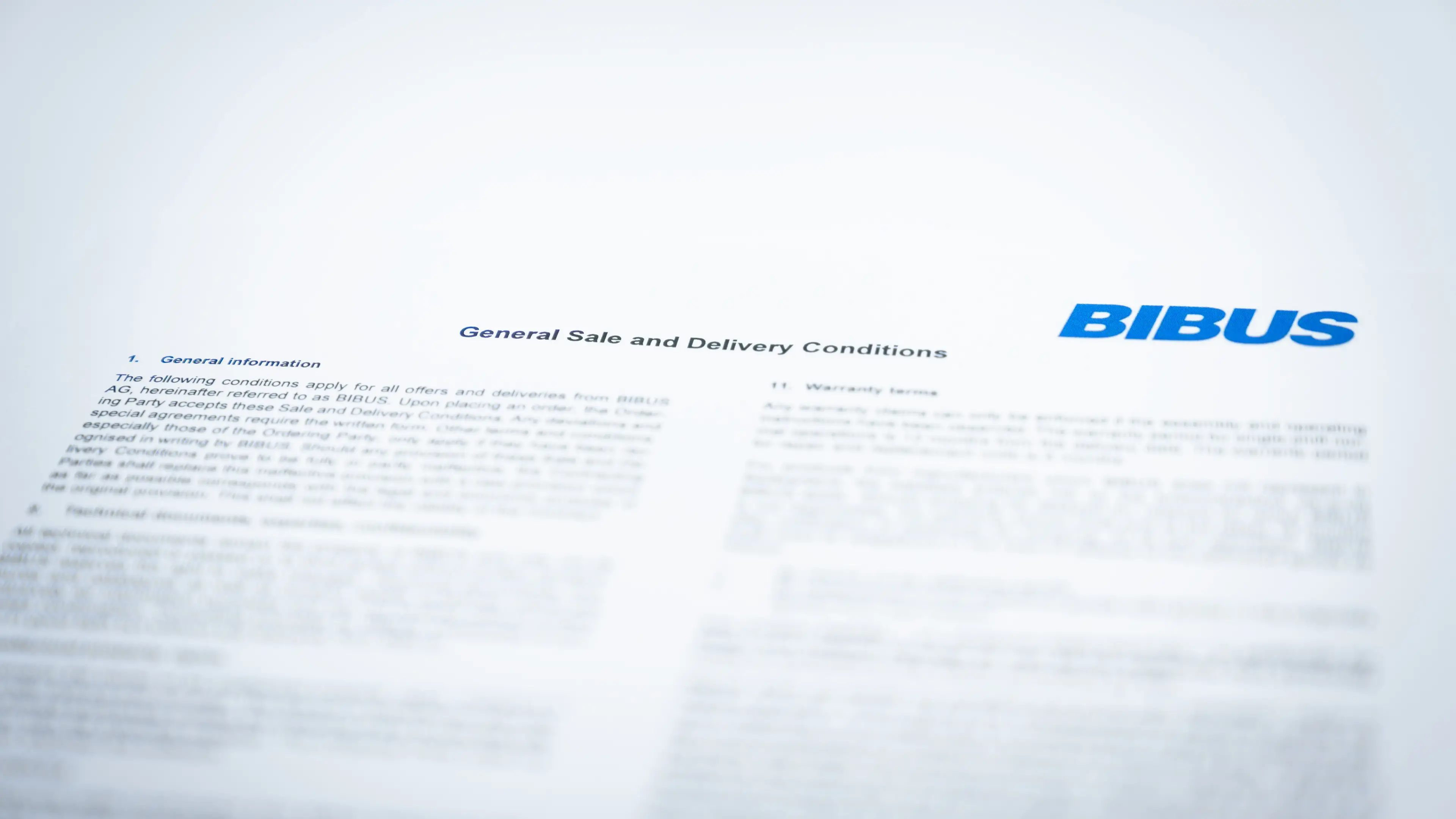 General Sale and Delivery Conditions Hero