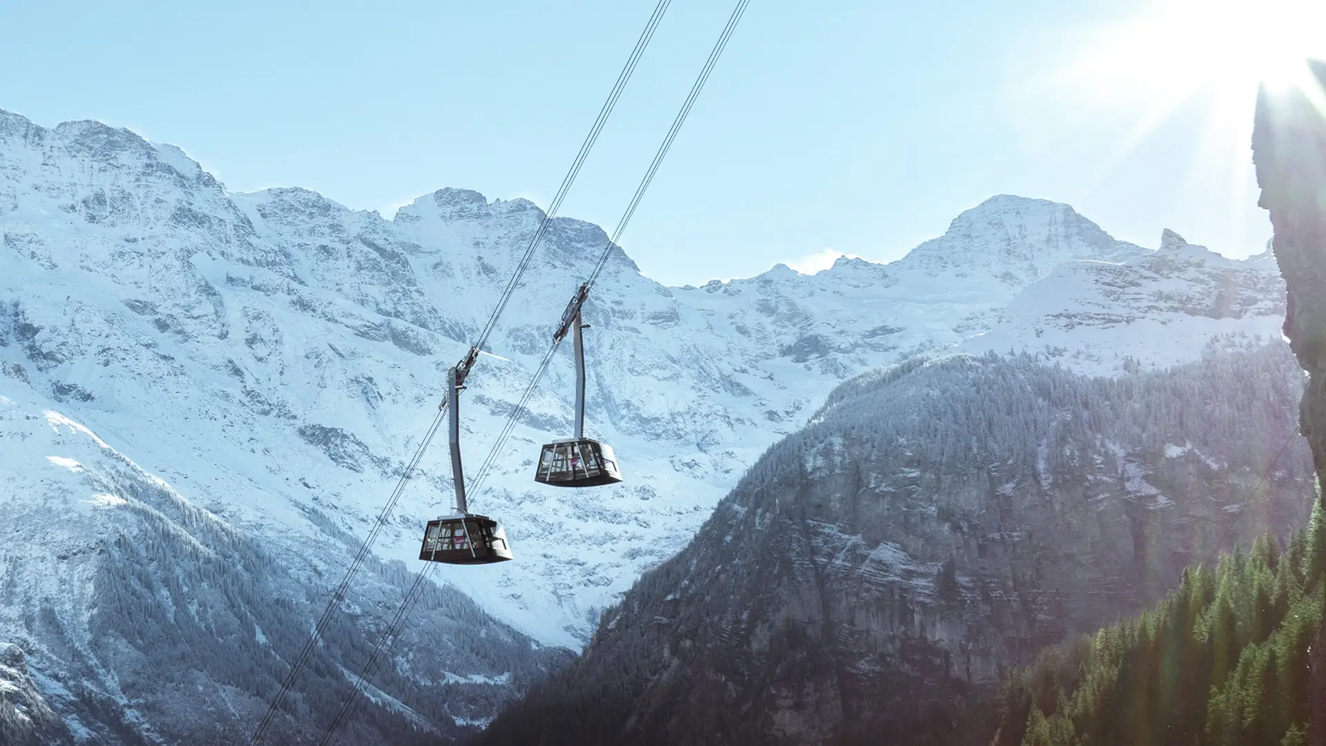 Solution d'entraînement linéaire pour le téléphérique du Schilthorn