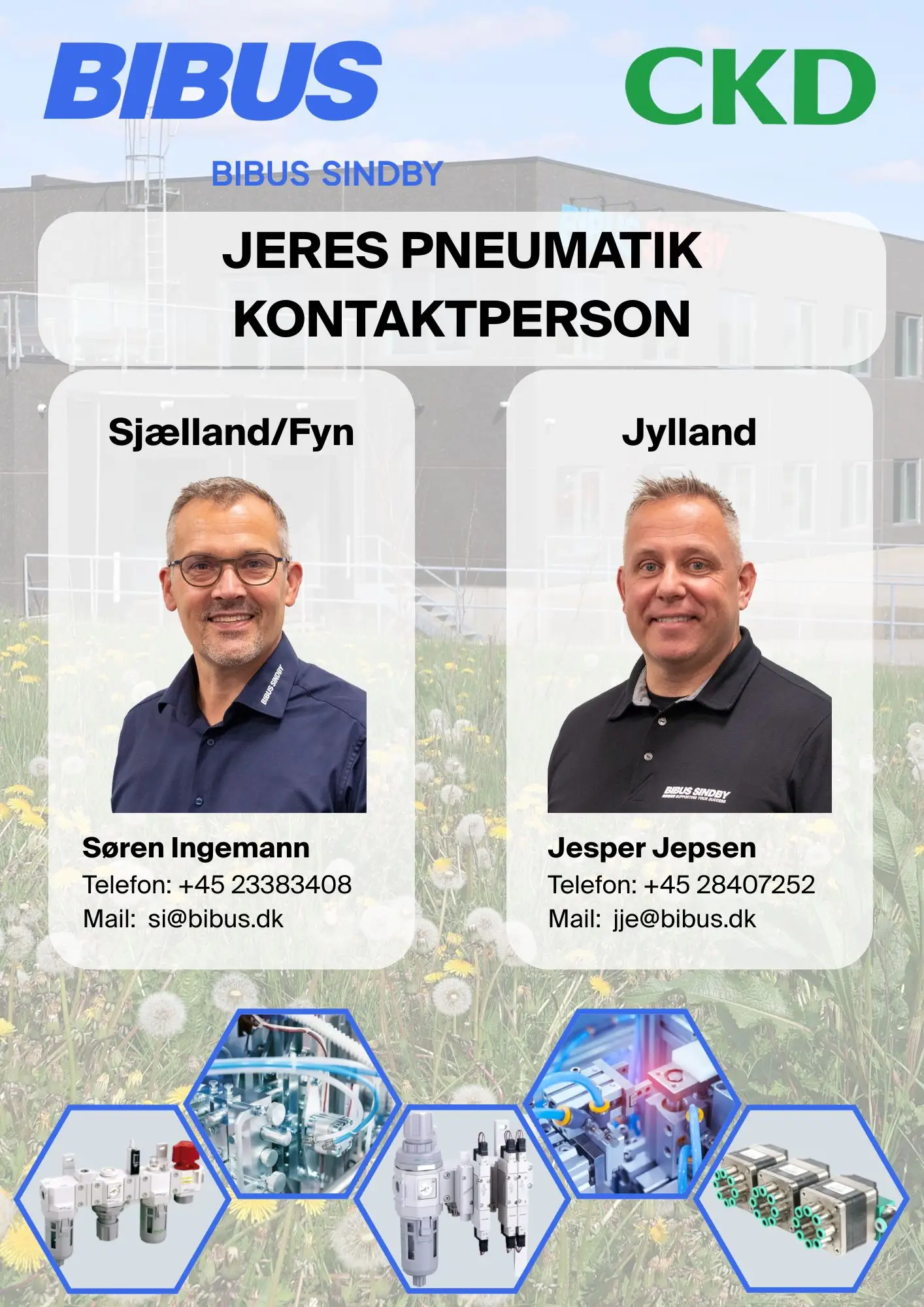 Pneumatic kontaktpersoner