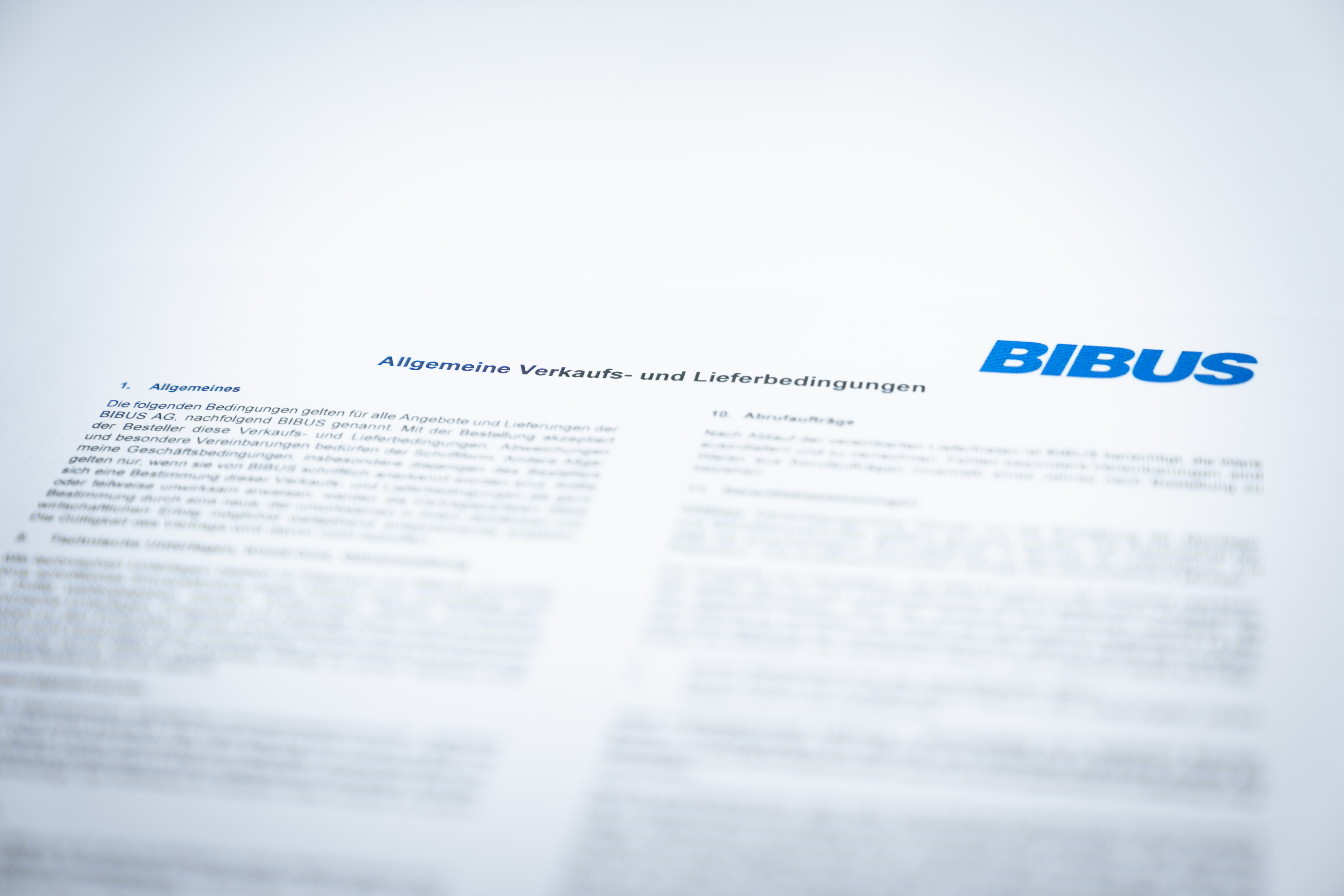 Allgemeine Verkaufs- und Lieferbedingungen Hero