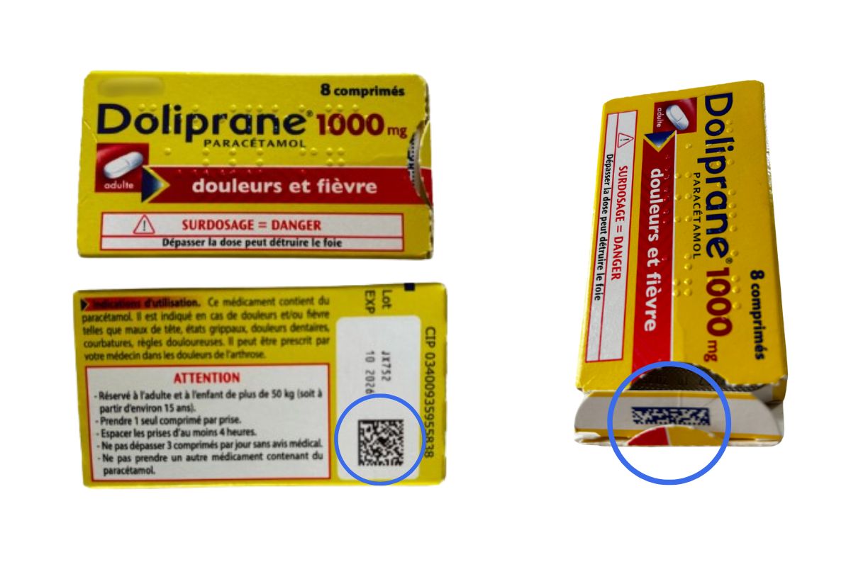 Boite-de-doliprane-code-barre-BIBUS-France